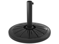Base Ø43cm, 13kg, Cemento, Pali 32/38/48mm, Nero, ZENCORE SERVICES