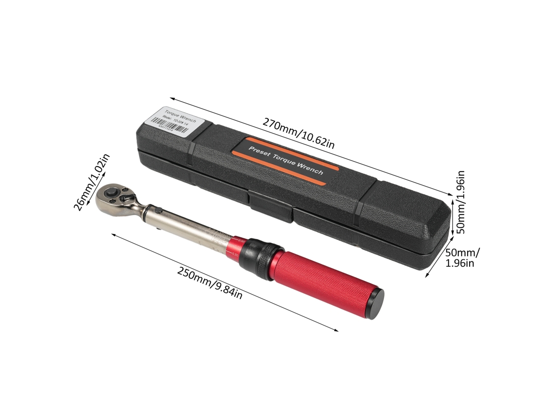 Chave De Torque Laxiscreed 1/4 De Polegada, 72 Dentes, Reversível Para Trabalhos Mais Precisos