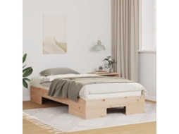 Vidaxl Estrutura Da Cama Castanho 80 X 200 Cm