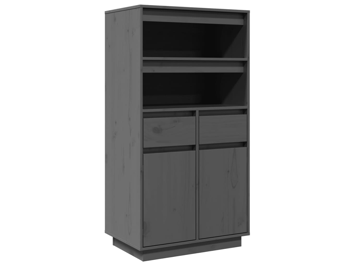 Highboard, Highboards Vidaxl Cinzeto Madeira De Pinho (n/a)