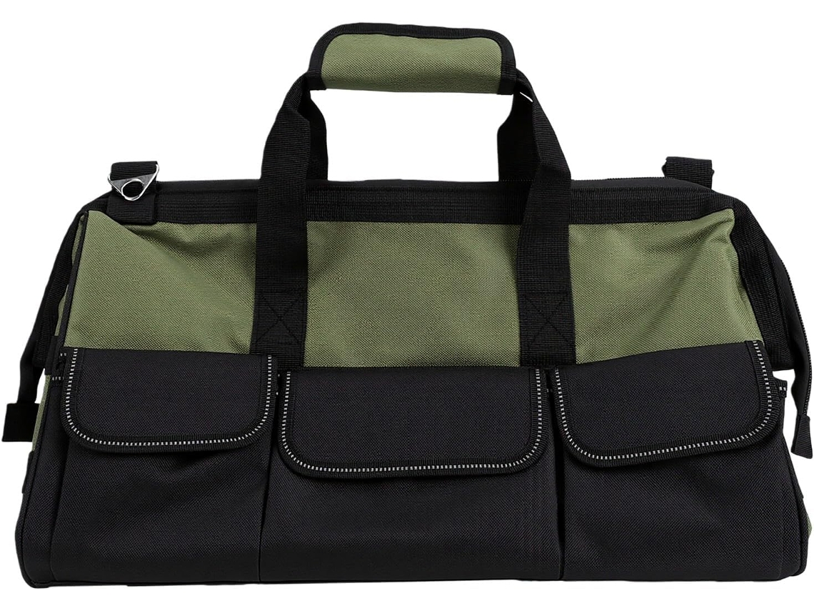 Bolsa Para Ferramentas Asixxsix Heavy Duty, 25 Bolsos, 45cm 18 Polegadas