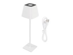 Luminária de Mesa Recarregável de Metal com Bateria de 2000mah CHABERLU
