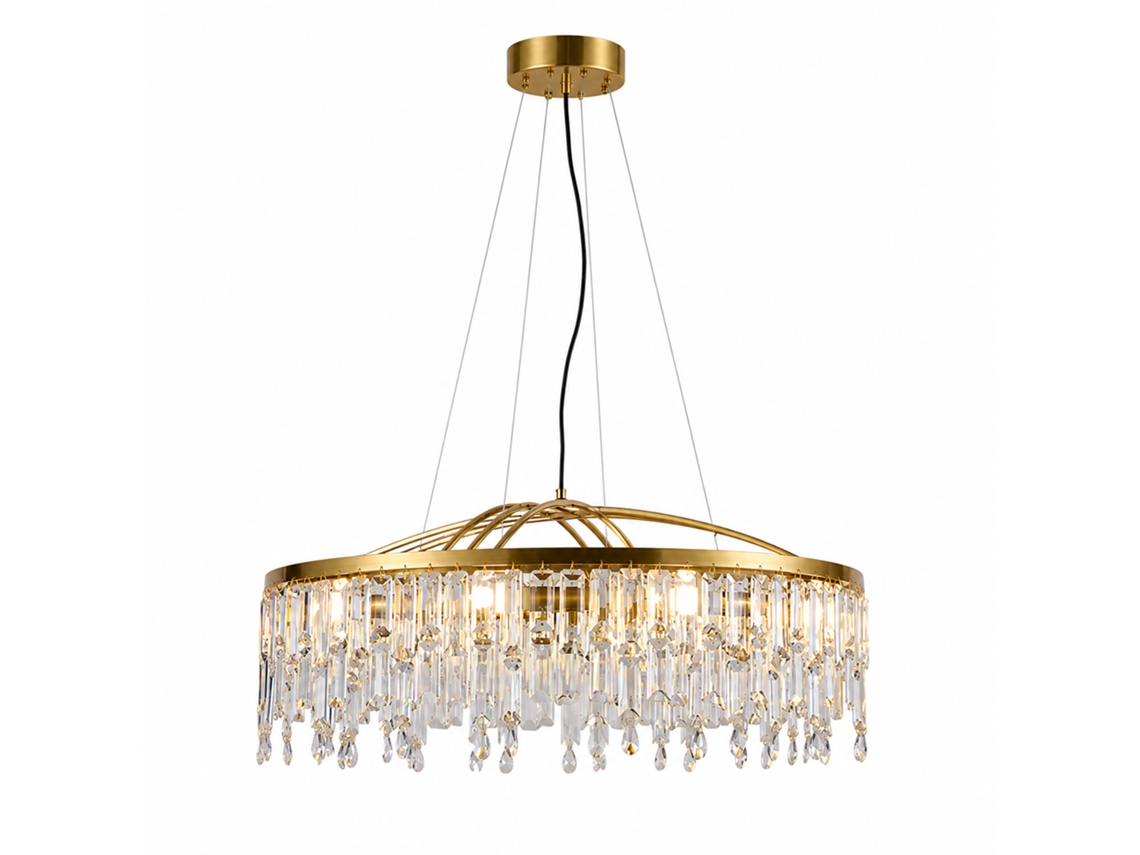 Candeeiro de Teto de Cristal PIBAOGU Asled 807 (dourado)