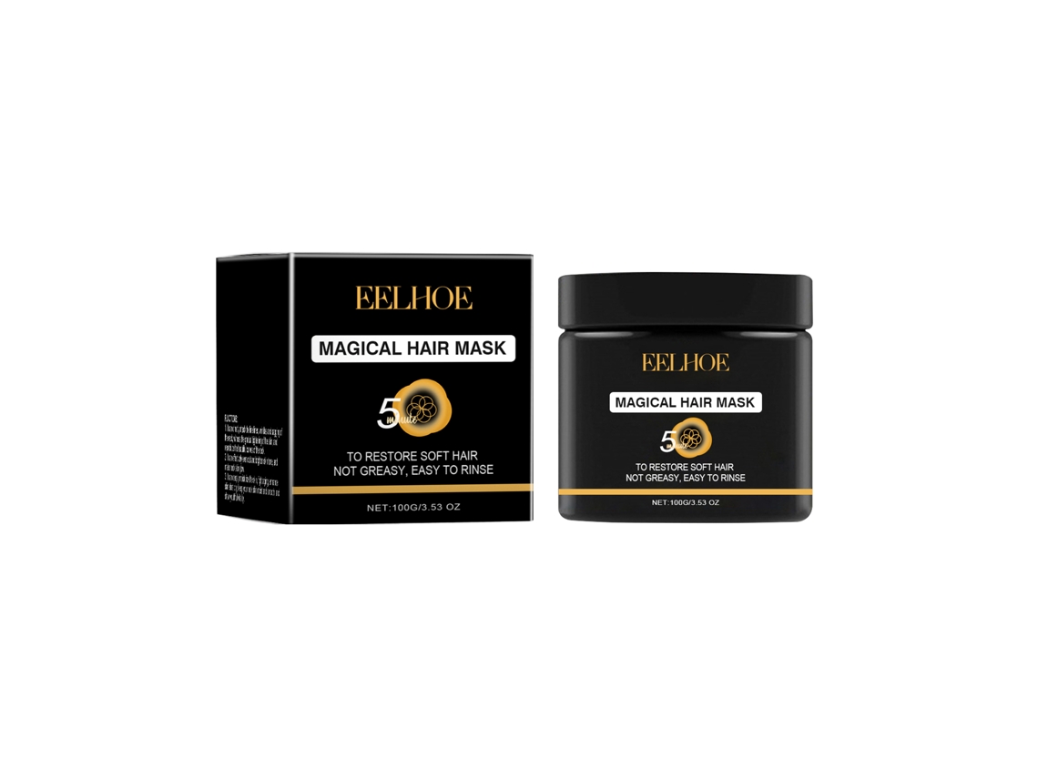 Máscara Capilar Eelhoe da LAXISCREED, Nutritiva e Restauradora para Cabelos Secos e Frizz