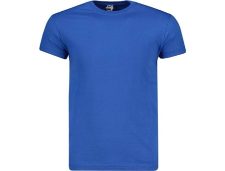 T-shirt EDOTI Algodão Homem (XL - Azul)
