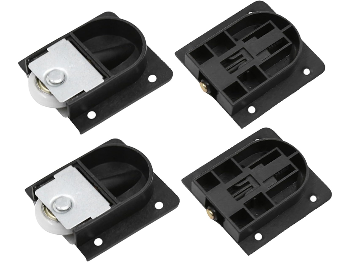 Conjunto De 4 Rodízios De Plástico - Para Uso Prático E Funcional