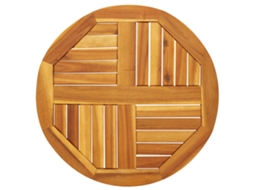 Tampo De Mesa Redondo Ã˜60x2 Cm Madeira De Acãcia Maciã§a DKD HOME DECOR