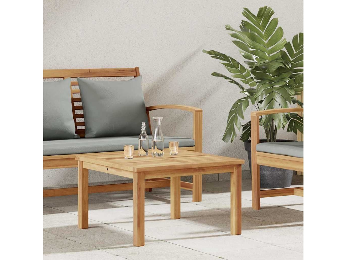Vidaxl Mesa De Centro Castanho 60 X 60 X 36 Cm Madeira De Teca Sólida