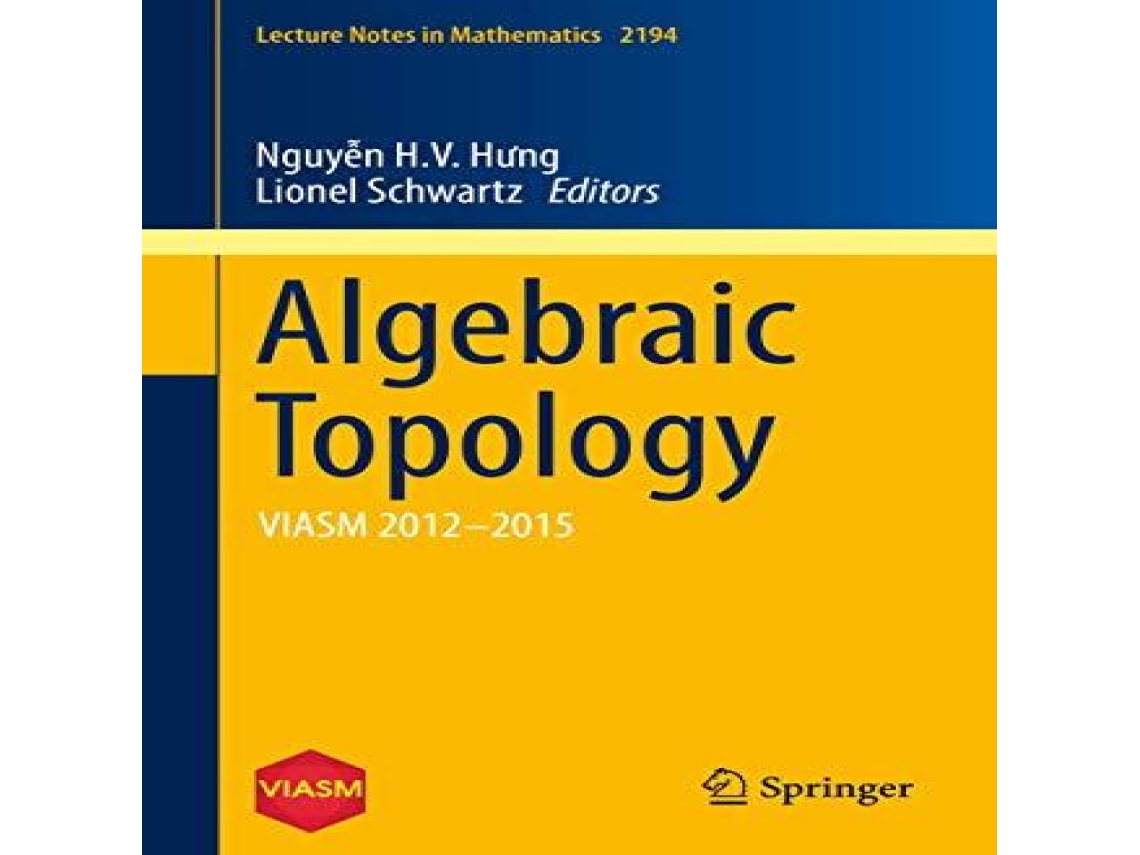 Livro Algebraic Topology VIASM 2012-2015 de Springer Nature BV (Inglês)