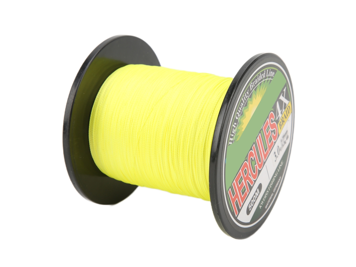 Linha de Pesca Braided 3.0 Amarela 500m Resistente