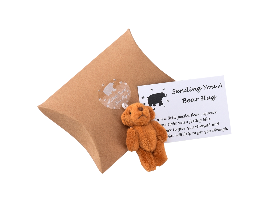 Boneca de mão little animal pocket hug feita à mão crianças LAXISCREED