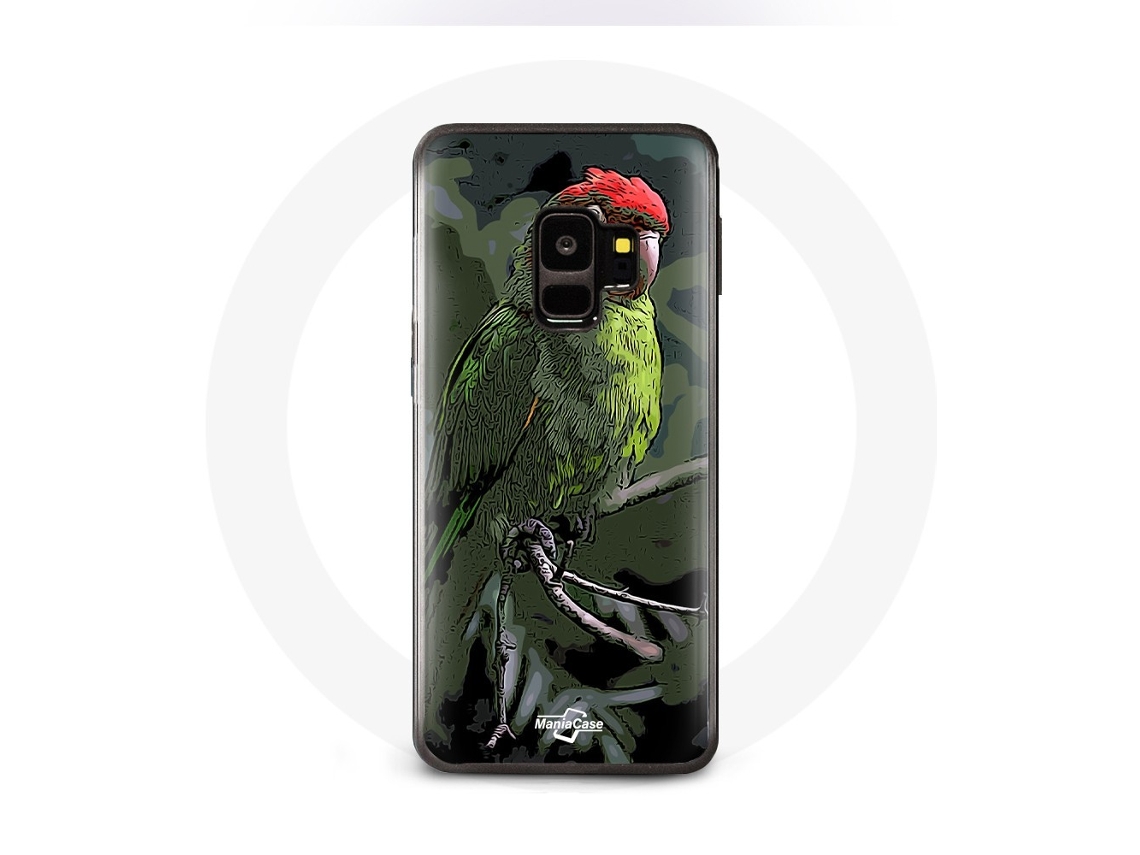Capa para Samsung galaxy S9 plus Pionus Papagaio Vermelho Verde