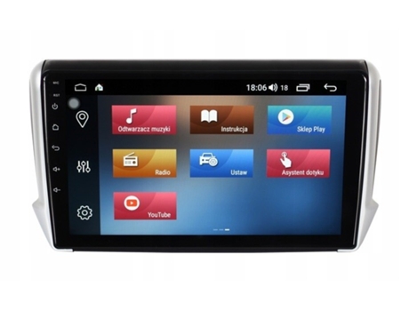 Radio Gps Navigation Peugeot 208 / 2008 2012 2019 Auw