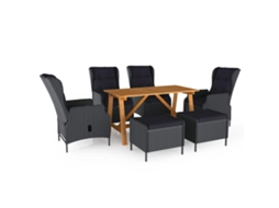 Dining Set, Dining Sets Vidaxl Cinzeto Rattan / Vime (n/a)