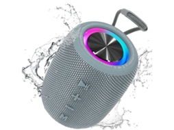 Alto Falante Bluetooth Portátil Alto Falante Sem Fio Bt5.3 Diafragmas De Graves De 20 W Com Modos Dinâmicos De Luz Multi Led Ipx6 À Prova Yizhood