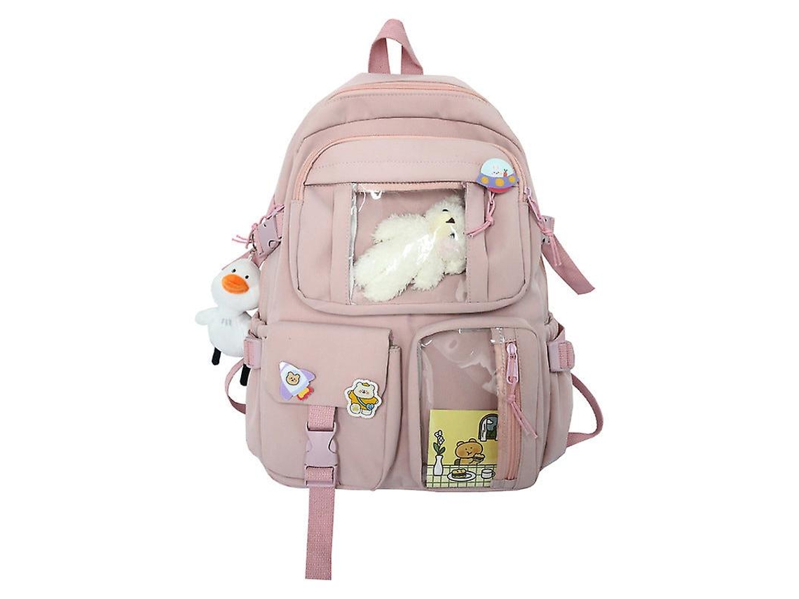 Mochila Para Estudantes, Faculdade, Mochila De Viagem, Menina, Grande Capacidade, Respirável, À Prova Dágua Olysi Shop