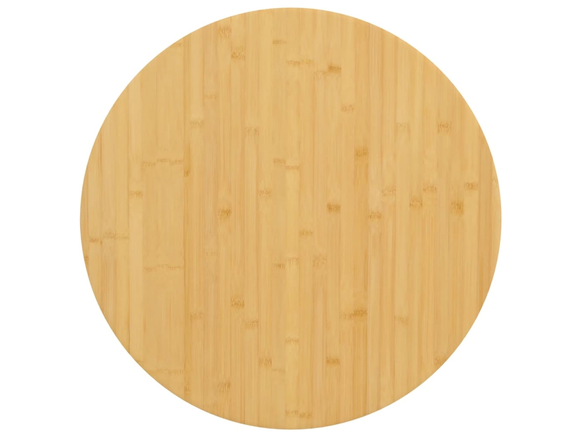 Vidaxl Tampo De Mesa Ø70x1,5 Cm Bambu