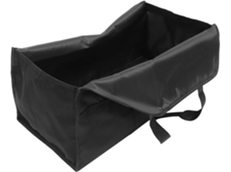 Saco Dobrável para Lenha, Feito de Tecido Oxford, com Grande Capacidade e Alças Duplas para Transporte Confortável e CHABERLU