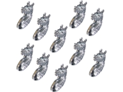 Conjunto De 10 Puxadores Gaveta Porta Em Liga Zinco Com Design Criativo Cabeça Cavalo Estilo Nórdico, Na Cor Prata
