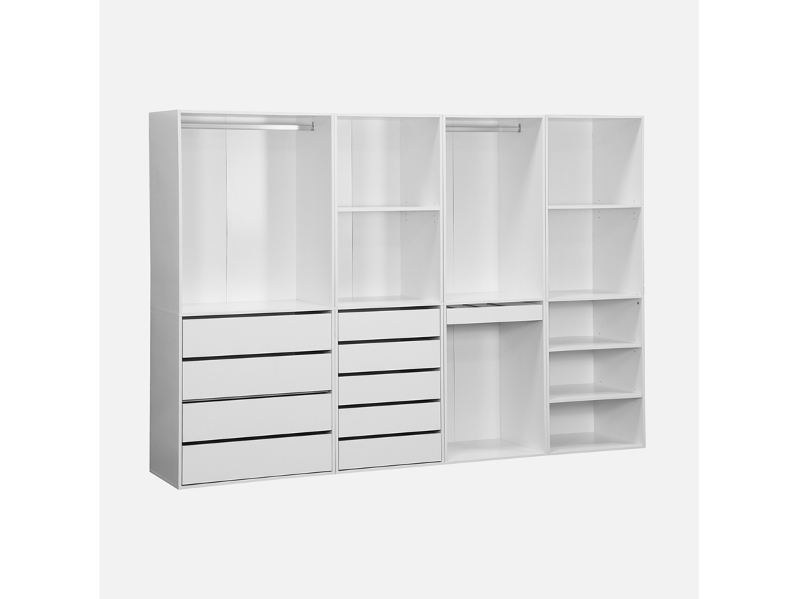 Closet Modular Com 4 Módulos, Branco