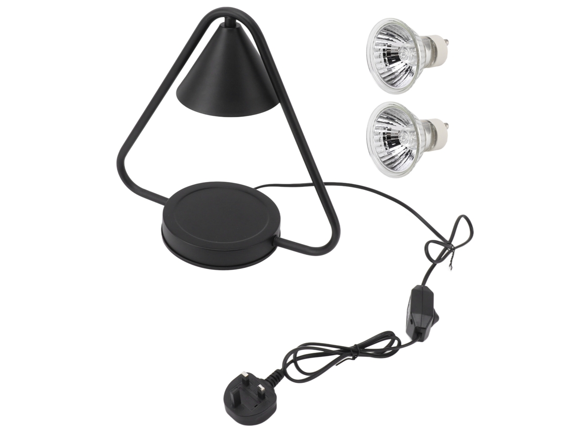 Lâmpada Aromática de Cera Derrete Velas Fragrâncias Regulável Mesa Quarto Escritório Plug Uk | S/MARCA