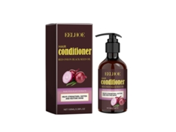 Condicionador LAXISCREED Eelhoe com Óleo de Cebola Vermelha e Semente Preta para Cabelos com Frizz e Brilho
