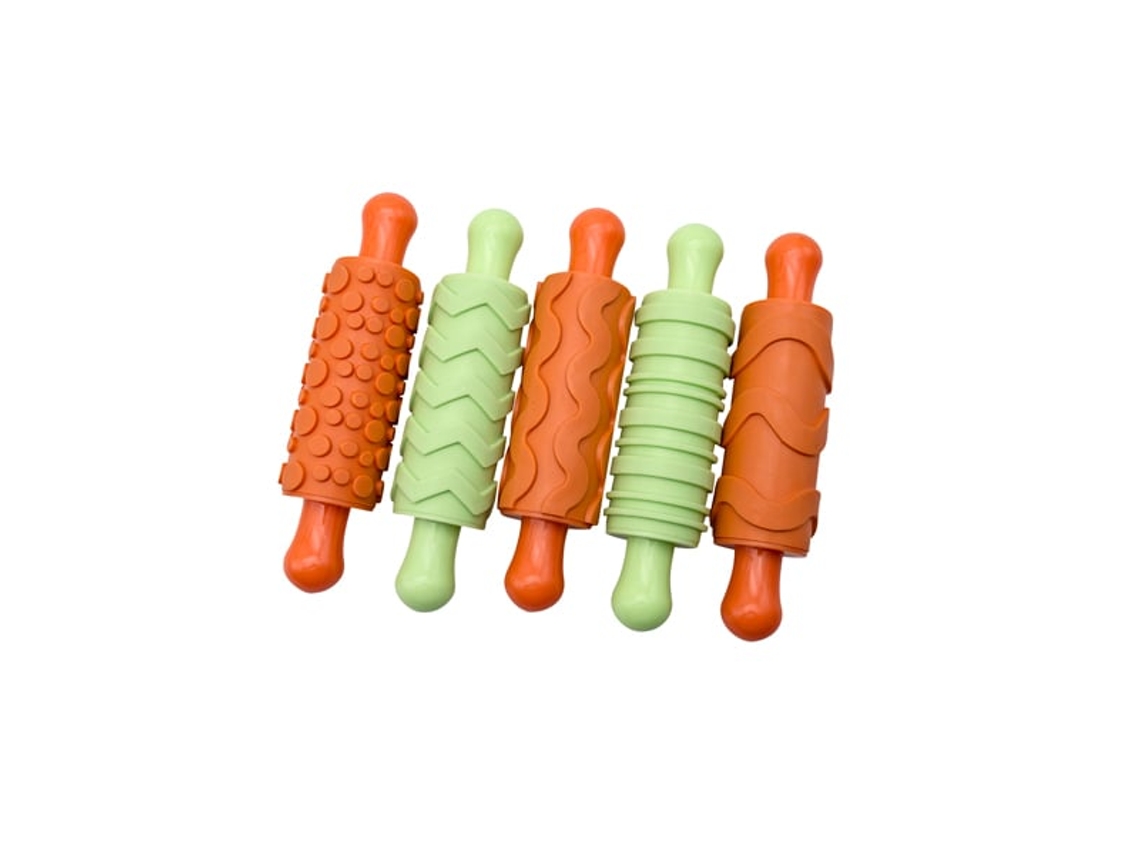 Conjunto De Brinquedos De Rolo De Borracha Eduplay Padrões Criativos Para Crianças