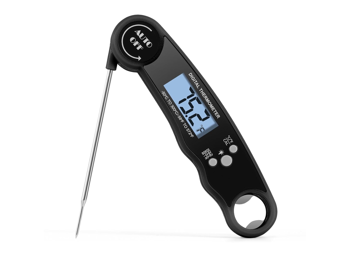 Termômetro Digital De Cozinha Com Sonda, Faixa Temperatura 50°c A 300°c, Ideal Para Cozinhar, Assar, Carnes, Forno, Churrasco E M Aquaforge