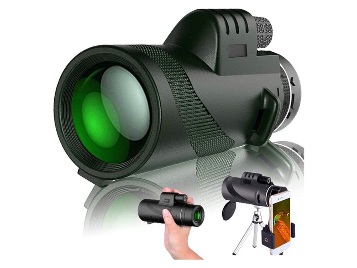 Binóculos Monoculares Compactos 40x60 Hd, Binóculos De Alto Desempenho, Telescópio Com Zoom De 10, 12x, Visão Diurna E Noturna, Prisma De Foco Duplo