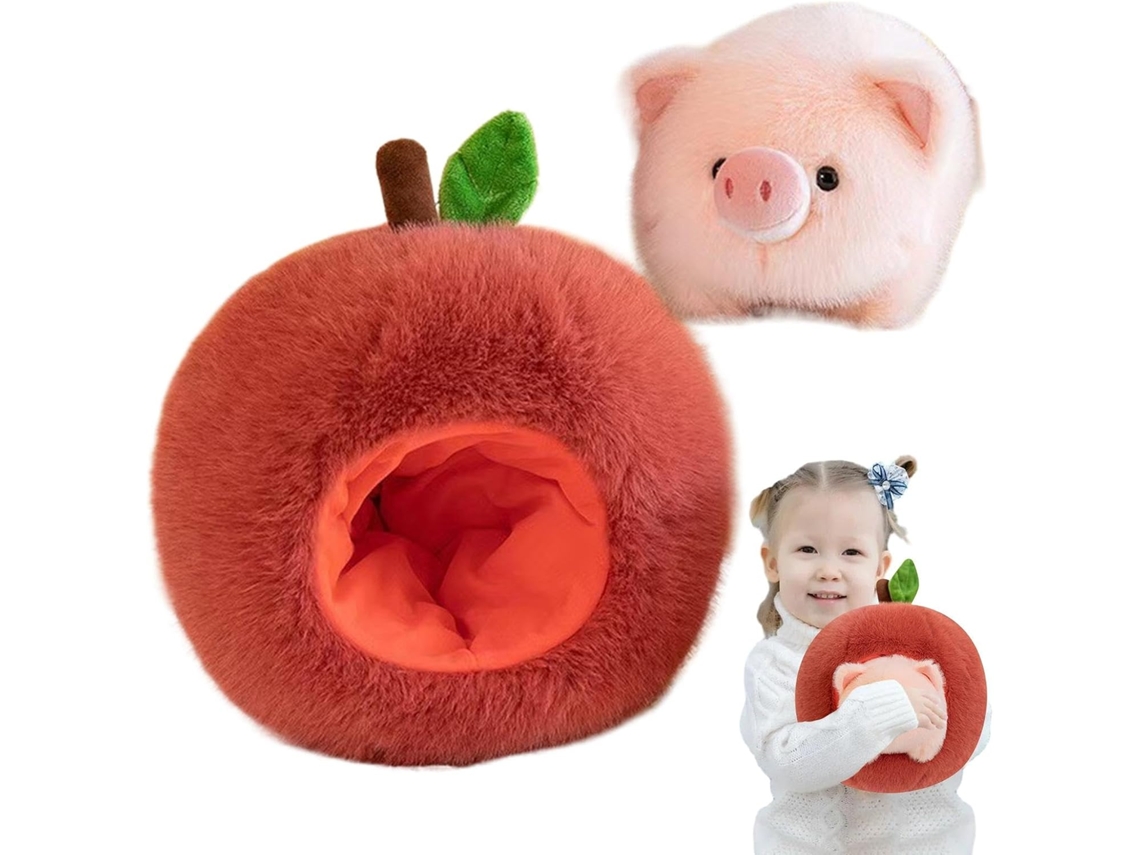 Conjunto de Bichinhos Pelúcia Rosa, Bonecas Fofas