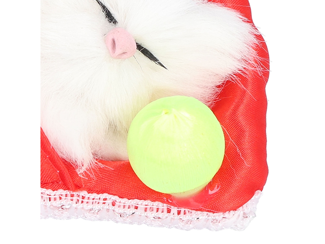 Eoocoo Simulation Cat Ornament (will Meow, Bamboo Charcoal)
