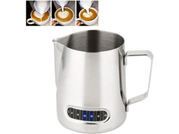 2026-jarra De Espuma De Leche De Acero Inoxidable 600ml Com Termômetro Para Café E Leche