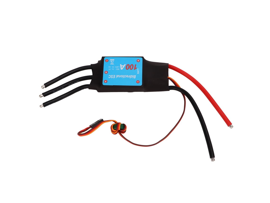 Mali controlador de Velocidade Eléctrico Rc Boat 100a Esc Brushless com Bec 5v 5a para Barco de Controlo Remoto