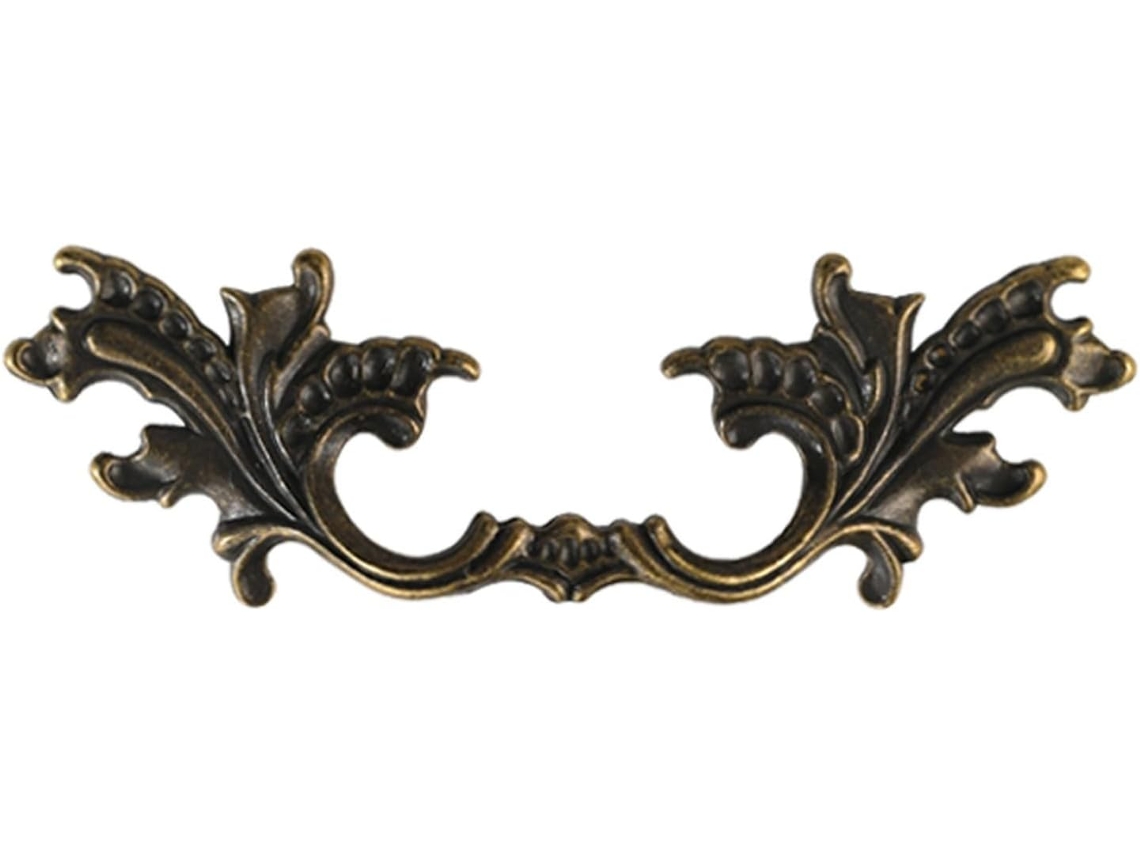 Puxador Retrô Para Gaveta, Em Liga De Zinco, Estilo Vintage, Fácil De Instalar, Para Cozinha, Quarto E Cômoda, 16, 4cm