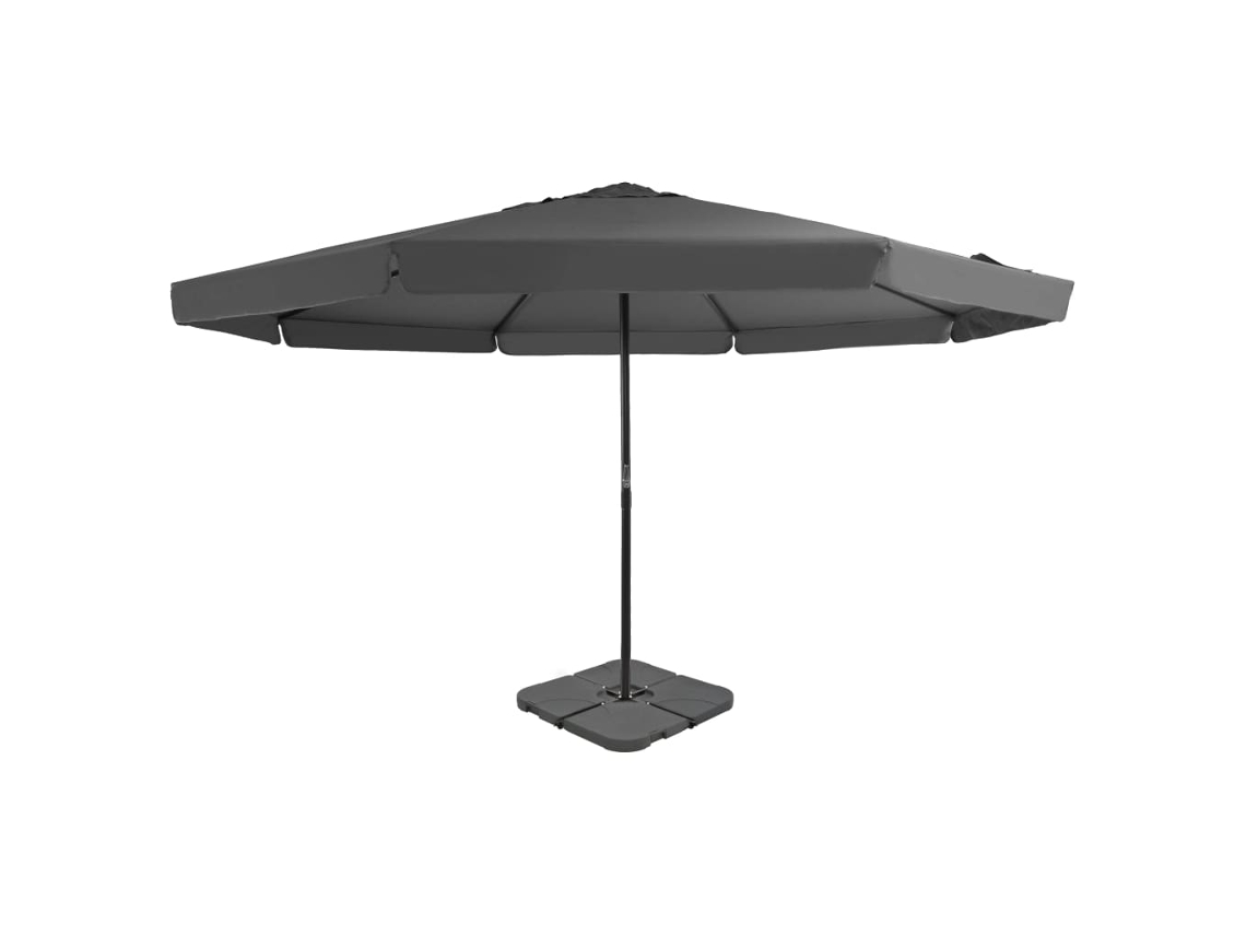 Garden Parasol, Garden Parasols Vidaxl Cinzeto Plástico (n/a)