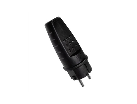 Plugue De Borracha Bipolar , Ip44, 16a 250v Fnp (cee 7/7)