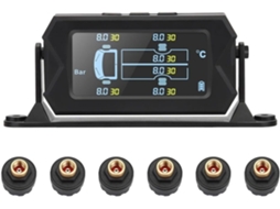 Sistema De Monitoramento De Pressão Dos Pneus Tpms Sem Fio Com Sensor