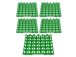 5pcs Bandejas de Ovos Plásticas 30 Células Pilháveis Armazenamento