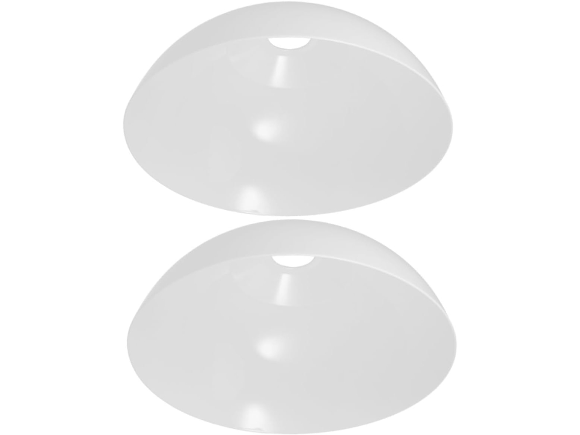 Luminária Pendente de Acrílico Branco em Duas Peças, Acessórios para Iluminação de Teto para Sala de Estar, Quarto e Banheiro. SFUSHOS