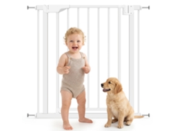 Barreira de Segurança para Crianças e Cães 76-82 Cm Duplo Fecho Branco S/MARCA