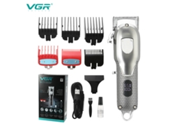 Gradiente Empurrar Cabeça De Óleo Retro Empurrador Elétrico Barbeador Lcd Barbearia Especial