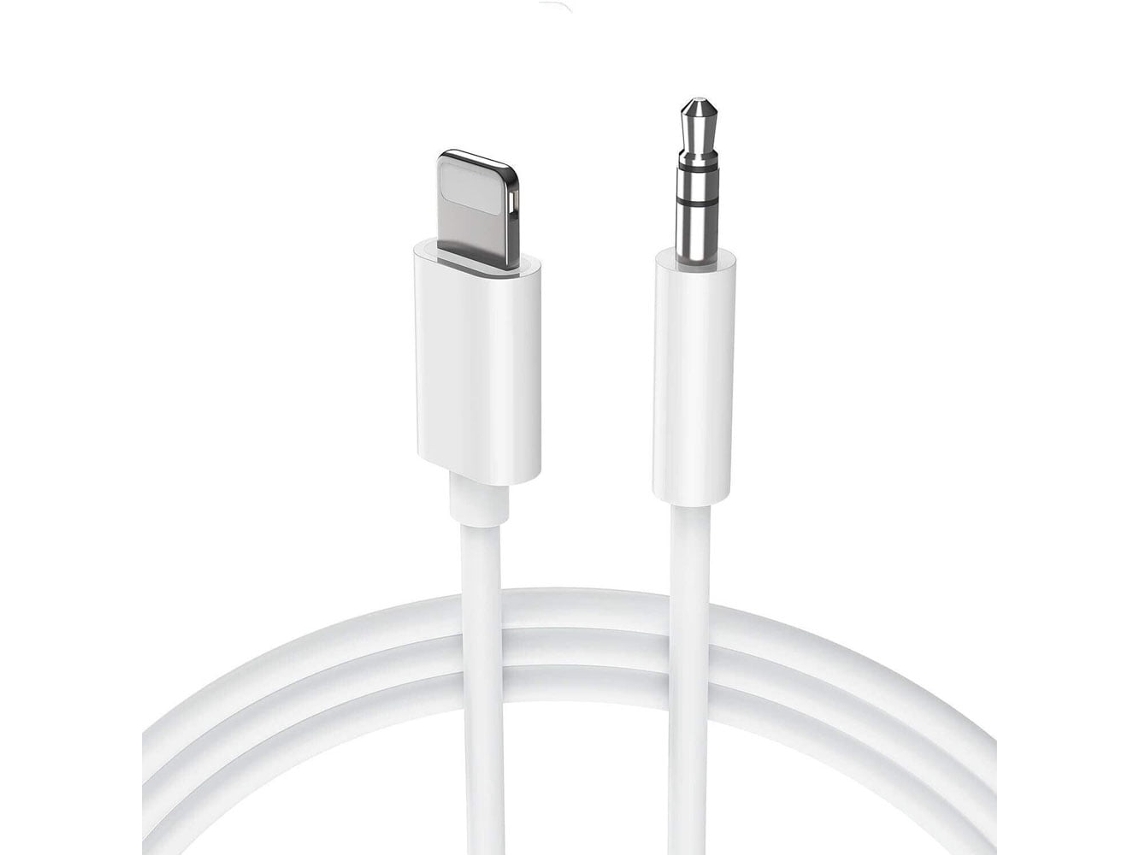 Cabo De Áudio Auxiliar De Carro De 3,5 Mm Adaptador Cabo De Alto-Falante Para Iphone 13 12 11 Pro Max Mini 