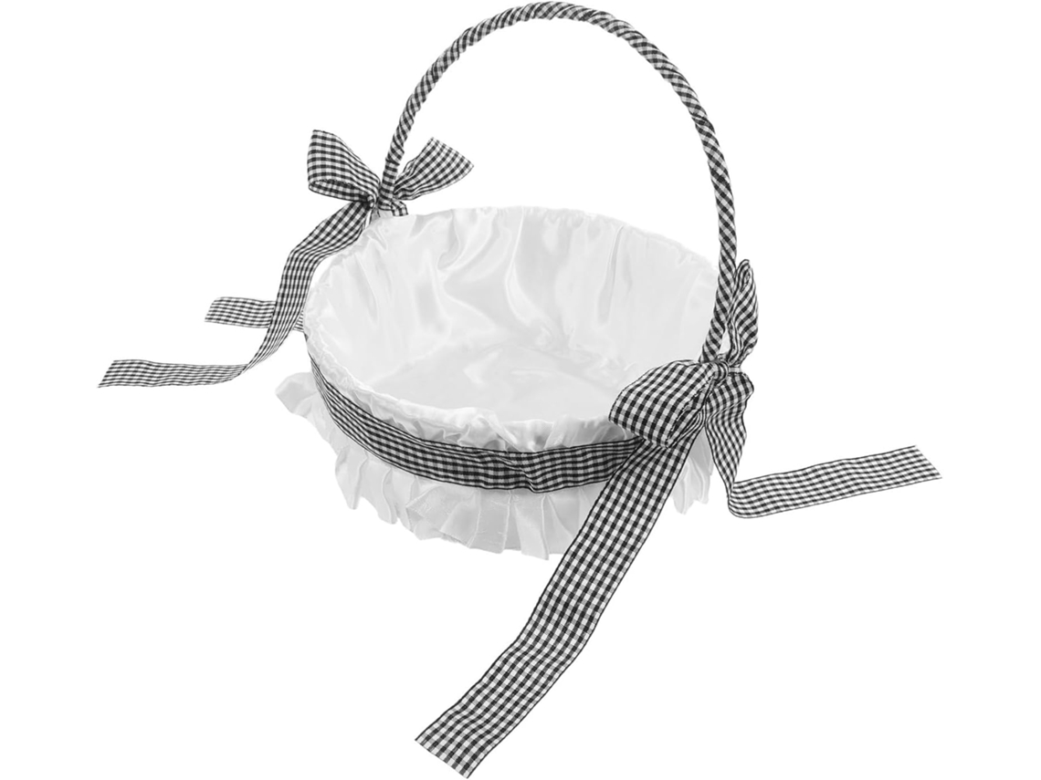 Cesta De Flores Europeia Com Alça, Para Cerimônia.