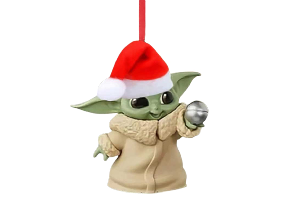 Laxiscreed Boneco Baby Yoda De Acrílico Para Decoração De Natal Para Crianças