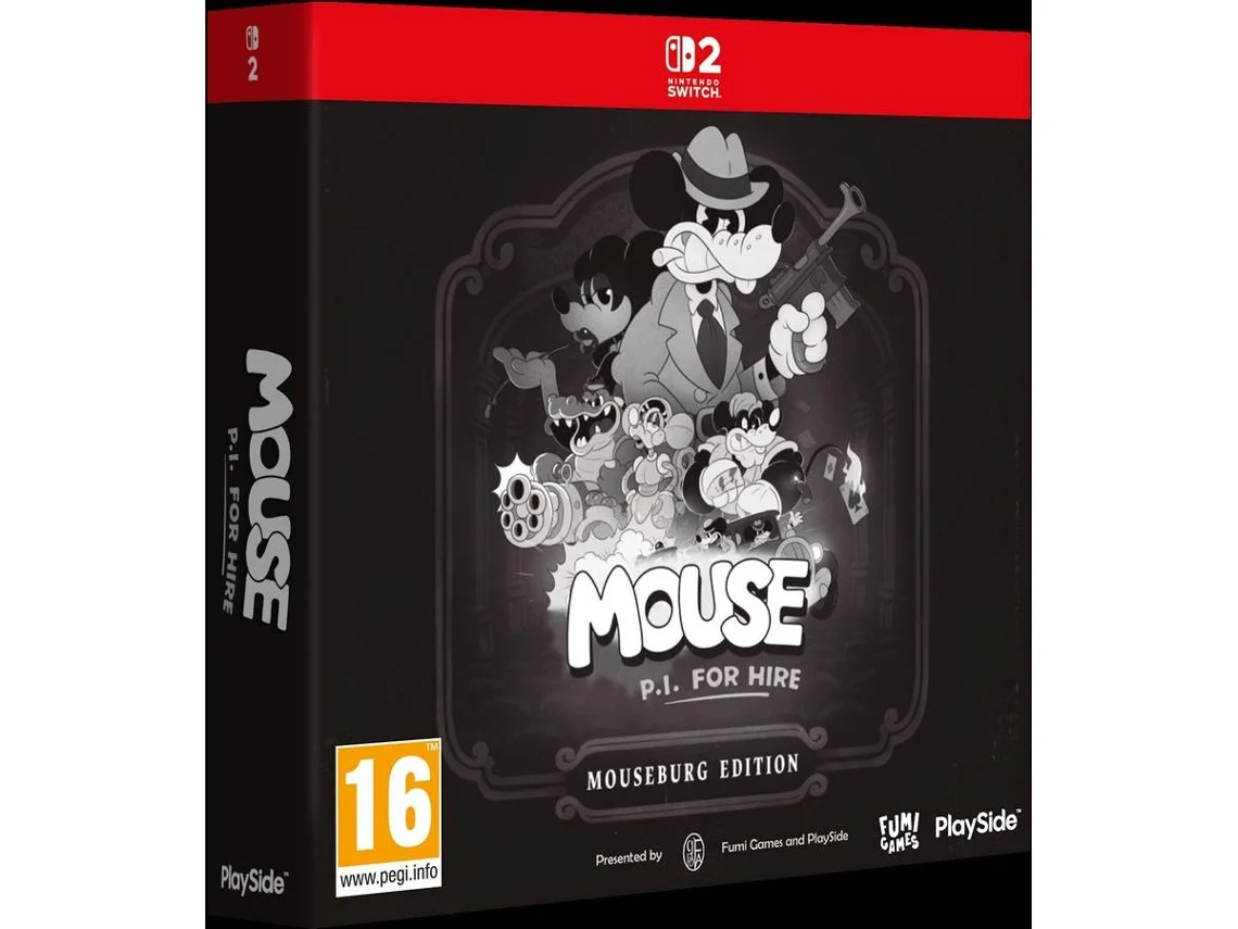 Pré-venda Jogo Nintendo Switch 2 Mouse P.I. For Hire - Mouseburg Ed.