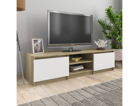 Móvel TV VIDAXL Contraplacado 800653 (140 x 40 x 35.5 cm - Compensado - Multicolor)