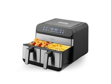 Fritadeira Sem Óleo com Dois Tanques 8 Fluxo de Ar 9 Programas Da Kitchencook KITCHEN COOK