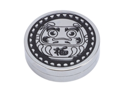 Ats brinquedo de Dedo Lucky Cats Coin Push Slider de Aço Inoxidável com Padrão Gravado Ergonômico Portátil