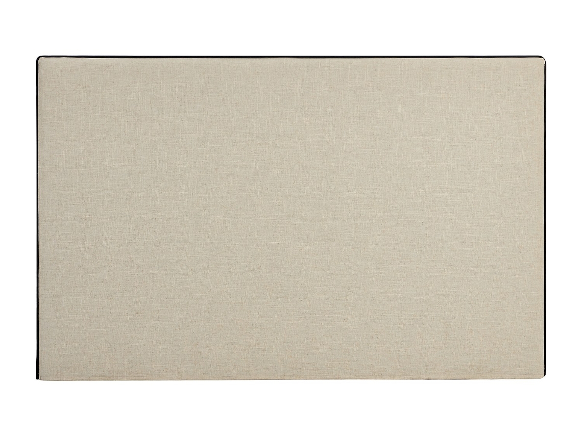 Cama Com Cabeceira Chesma VENTE-UNIQUE.PT Algodão Bege (140x200cm.140x200cm)