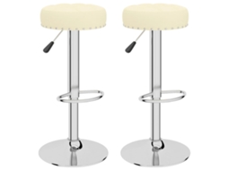 Bar Stool, Bar Stools Vidaxl Creme Tecido (n/a)